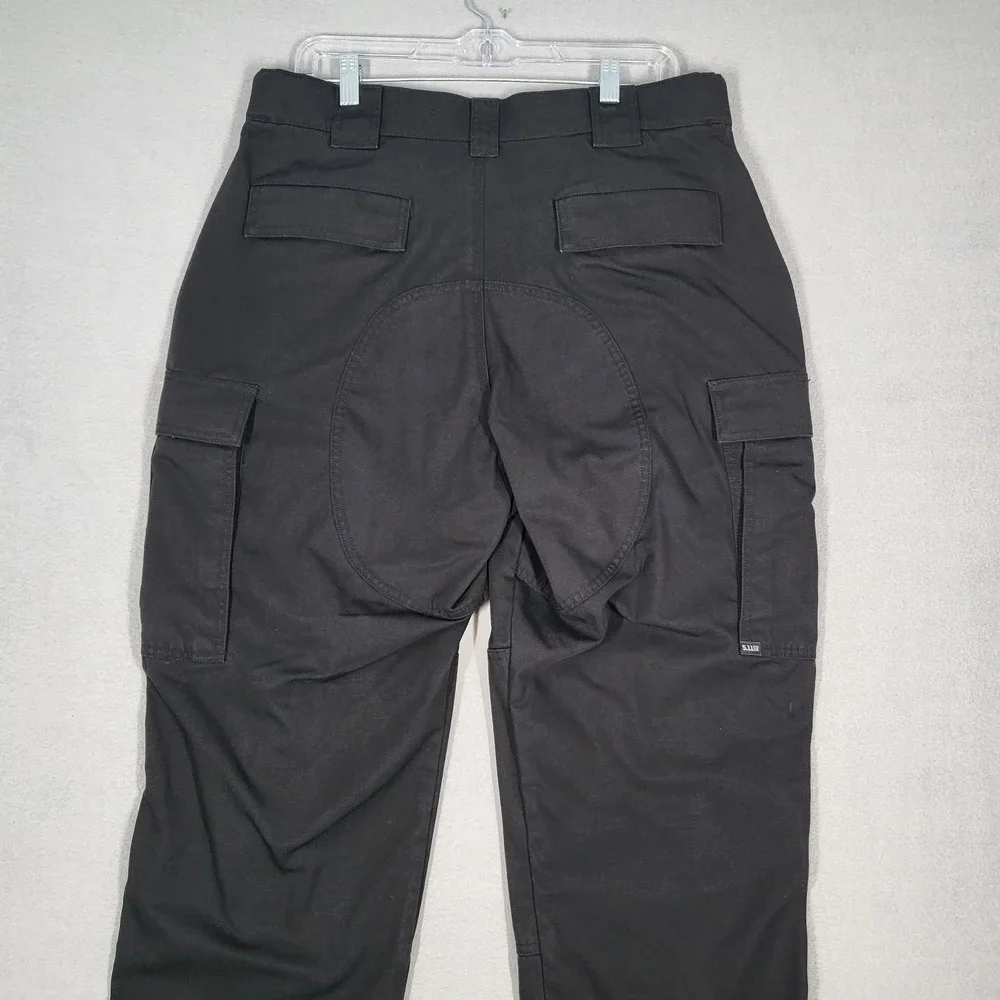 5.11 Tactical Series Pants Men Large Dark Gray Poly Cotton Cargo Utility Regular